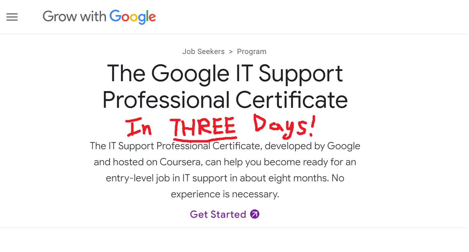 How I Got The Google IT Support Professional Certificate In A Little 